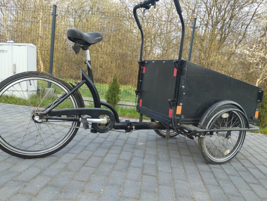 Rower kargo trój kołowy cargo, miejski