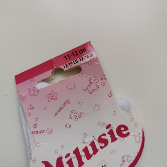 Skarpetki dziewczęce Milusie 12-18 M