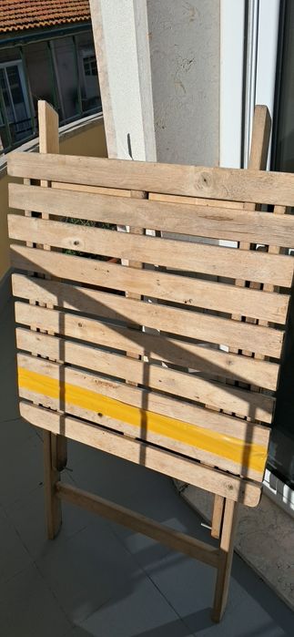 Mesa de varanda dobrável  60x62cm