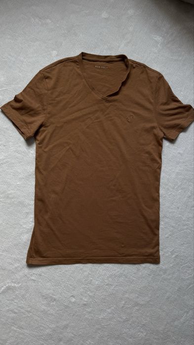 Pier one t shirt brązowy modny lato M 38
