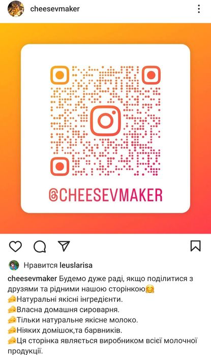 Домашній натуральний сир без домішок