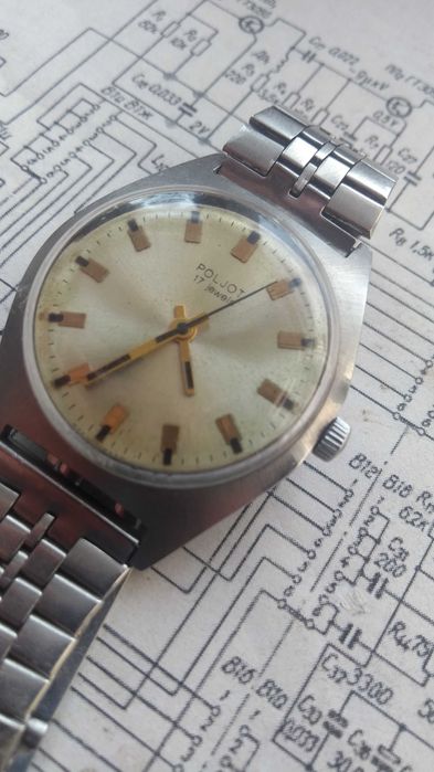 Часы полет 17 камней нержавейка ссср