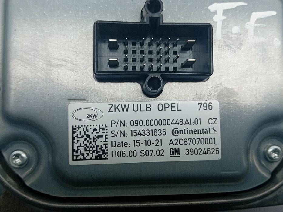 Centralina de luzes OPEL Astra K