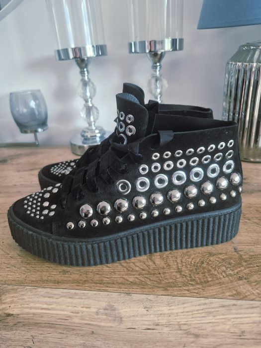 Buty Pinko 39 czarne platforma