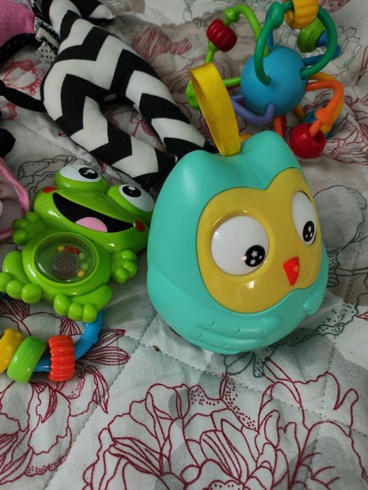 Zestaw zabawek dla niemowlaka pozytywka grzechotka malucha dla dziewcz