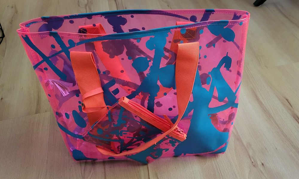 Torba+kosmetyczka 4F/plażowa-basenowa /30/30cm