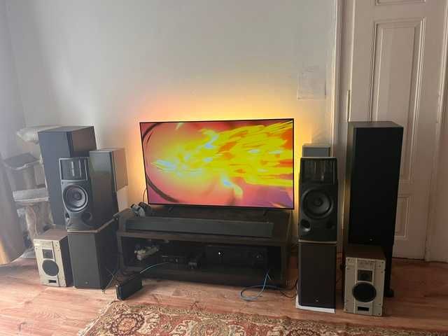 SUPER kolumny aktywne SONY SA-H7900 Elektrostaty + MFB