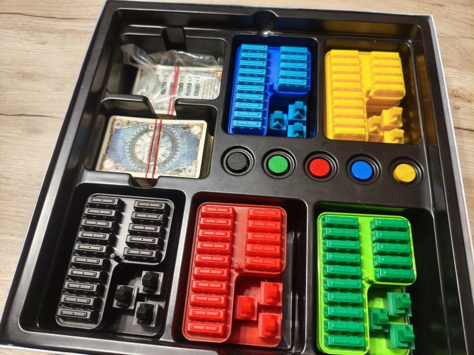 Wsiąść do pociągu, ticket to ride, organizer sorter