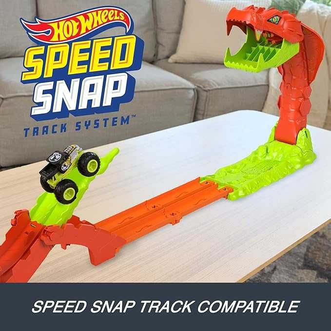 Трек Хот Вілс Удар Змії Bone Shaker 1:64 Hot Wheels Snake SlamTakedown
