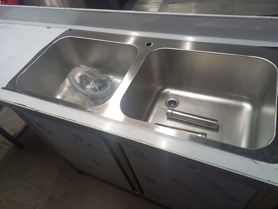 Bancada inox cubas grandes