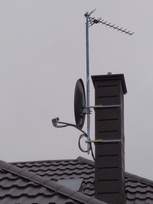 Anteny-Ustawienie, Montaż SAT DVB-T2 HEVC