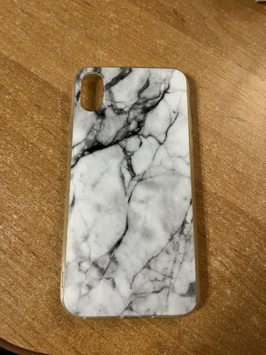 Etui case iPhone X motyw marmurkowy nowe nieuzywane