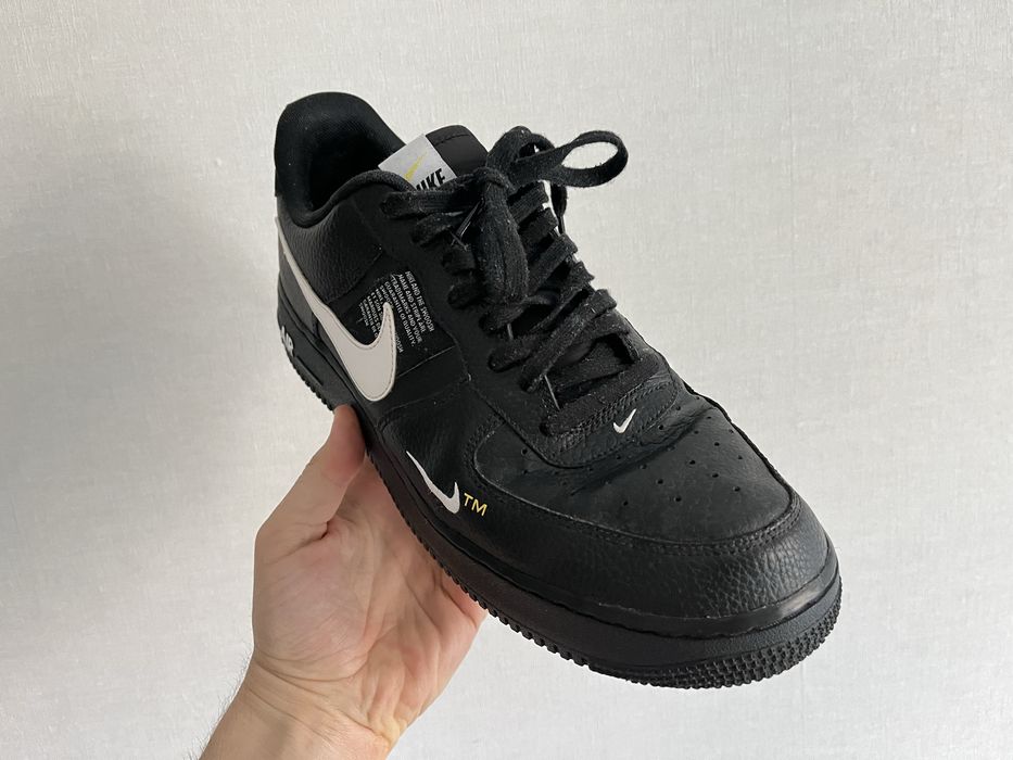 Кроссовки мужские Nike Air черные 46 р 30 см
