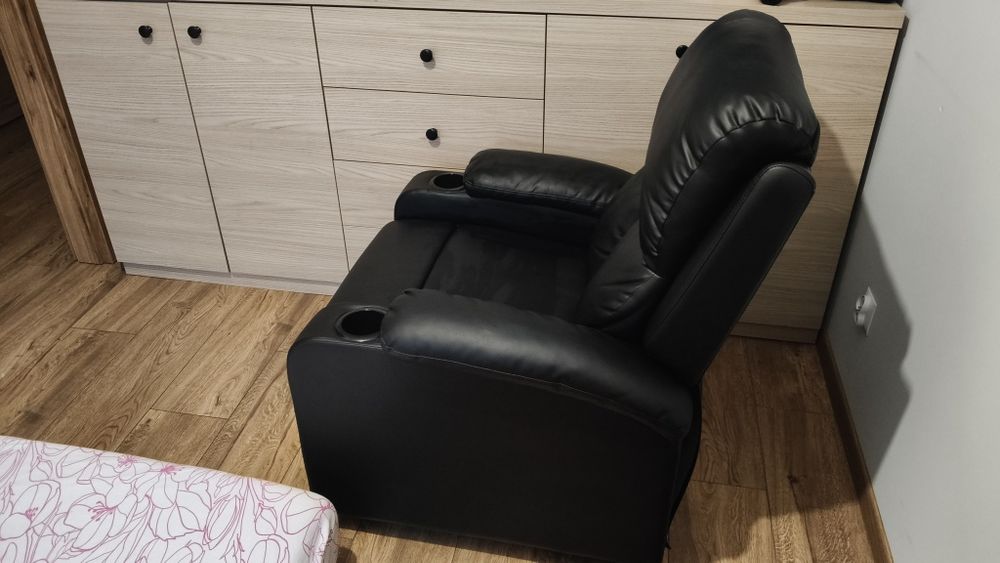 Fotel Eco skóra rozkladany