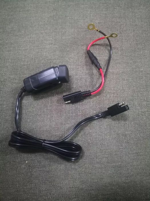 Carregador para moto 12v, adaptador usb