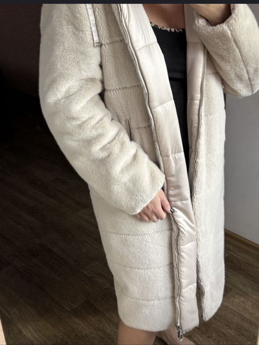 Шубка-пуховик. Двостороння куртка.