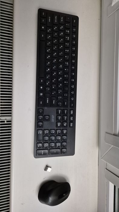 Комлект бездротова клавіатура÷мишка