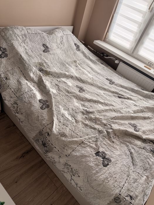 Łóżko sypialniane 140x200 + materac GRATIS | stan bardzo dobry