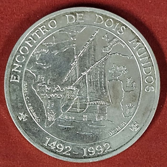 1000 escudos 
1992
Meeting of Two Worlds
