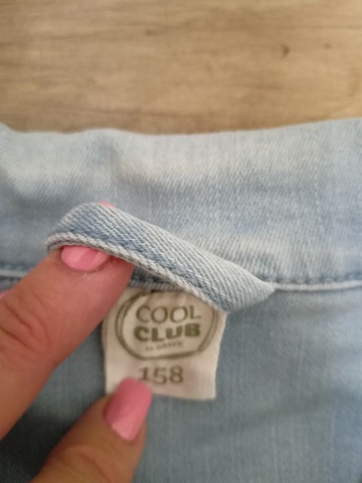 Kurtka dziewczęca jeansowa 158