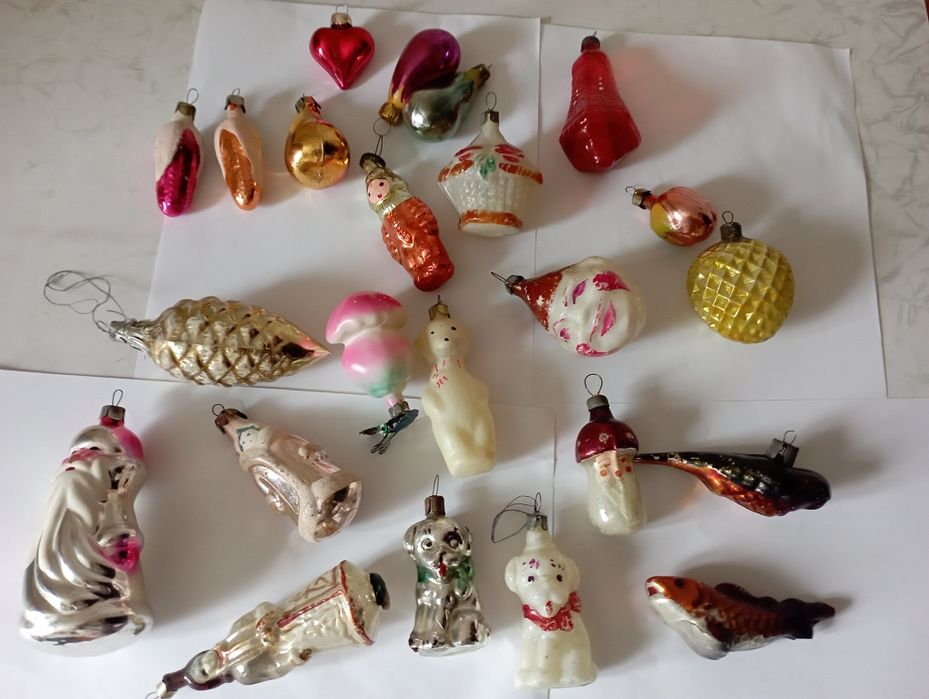 Игрушки ёлочные винтаж свечи матрёшка листайте