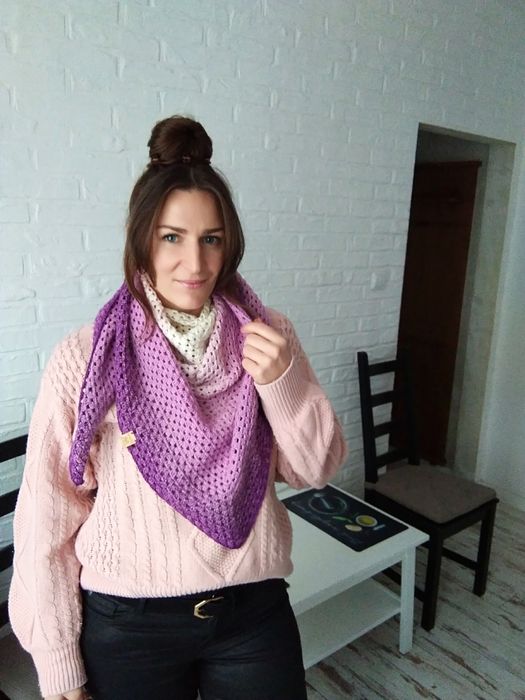 Chusta szydełkowa handmade
