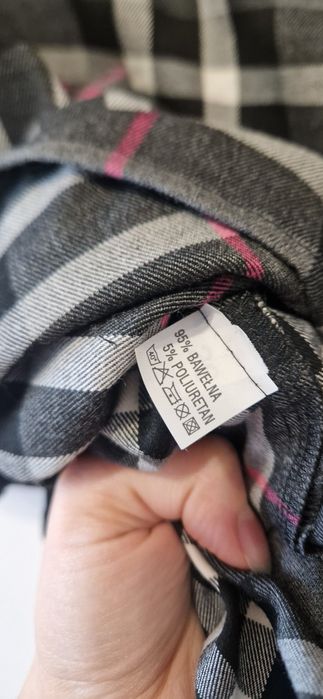 Krótka spódnica w kratę z falbanami Cocomore preepy rozmiar S
