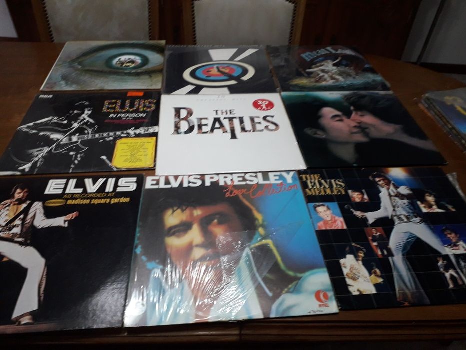 Discos de venil como novos Anos 80 Rock