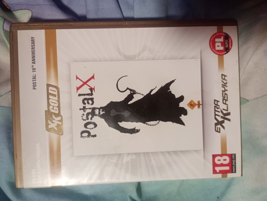 Postal X TH Gold Unikat Rarytas pudelko gra i ksiazeczka Polska wersj