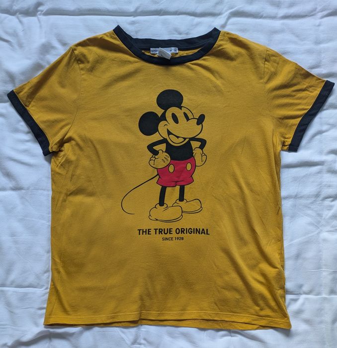 T-shirt Mostarda Mikey Disney, Algodão, Tamanho M