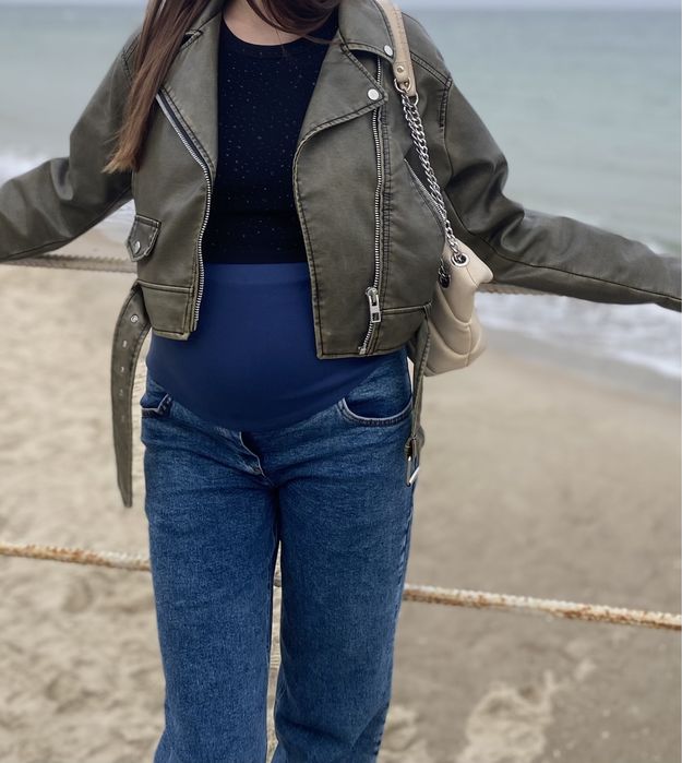 Джинсові штани для вагітних