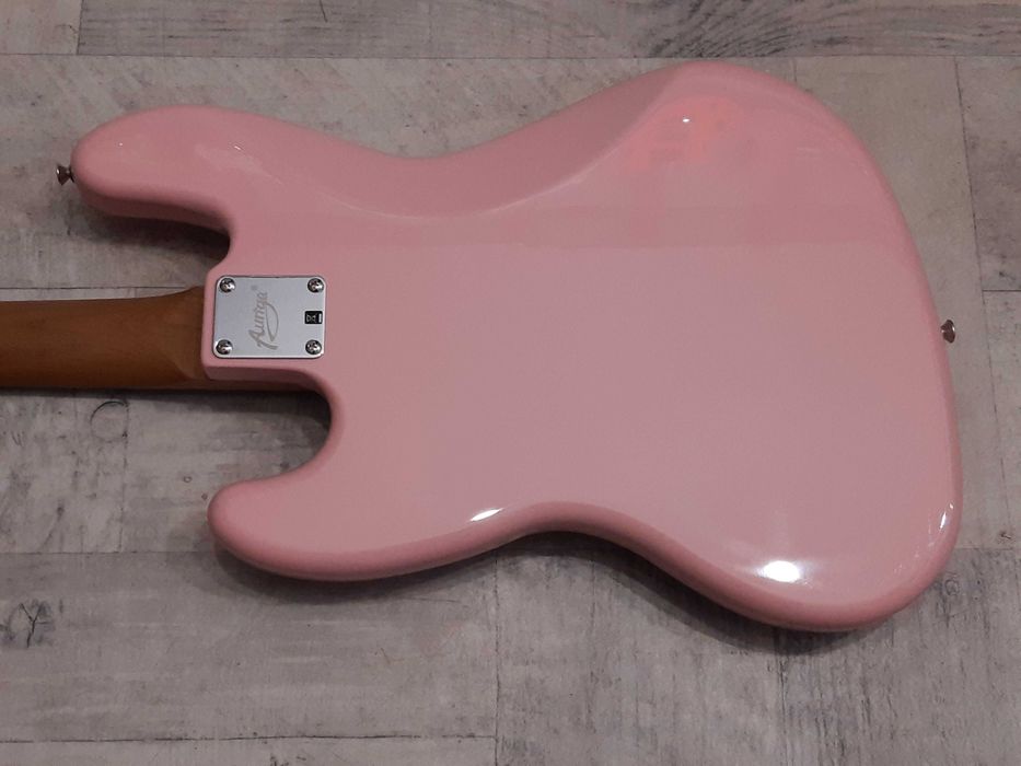 Gitara Basowa Auriga Jazz Bass -Pink- wysyłka Gratis lub zamiana