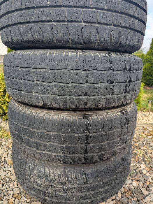 Komplet 4 opon zimowych na felgach stalowych 5x118 Dostawczak Ducato/ Jumper