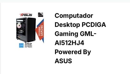 PC Gaming i5-12400F + RX 7600 8GB | 16GB RAM | SSD 1TB  Vendo PC Gaming em excelente estado, pronto a usar