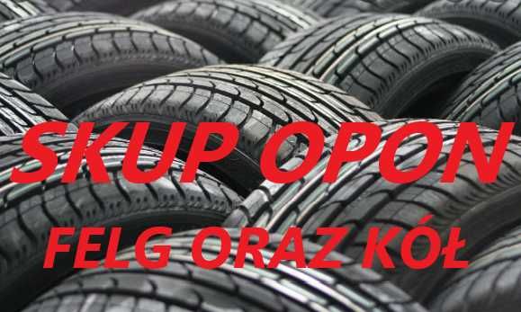 Skup nowych i używanych opon, felg oraz kół Bydgoszcz GOTÓWKA, utylizacja opon