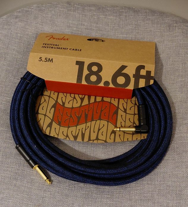 Cabo Guitarra Fender FV Cotton Blue Dr 5,5m