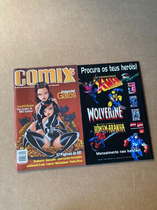 Banda desenhada Comix. 1 e 3