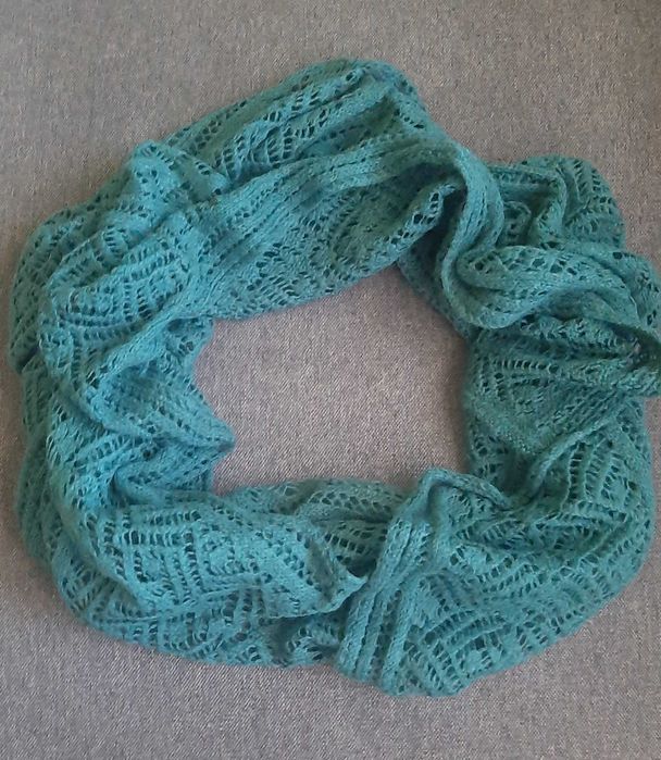Ажурный снуд хомут