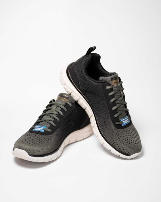 Кросівки чоловічі Skechers Trac-Syntac 232398-BBK Black чорні (3 різновида) оригінал розміри 40-48.5