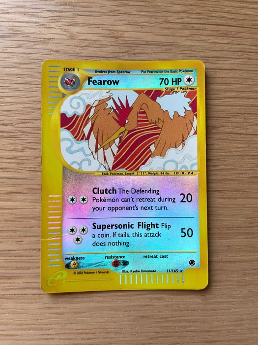Fearow Holo - 11/112 - Rara, em bom estado!
