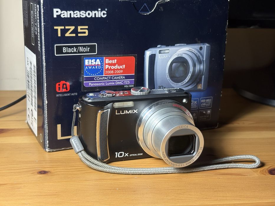 Panasonic Lumix DMC-TZ5 – kompaktowy travel aparat – Leica 10x zoom + zestaw