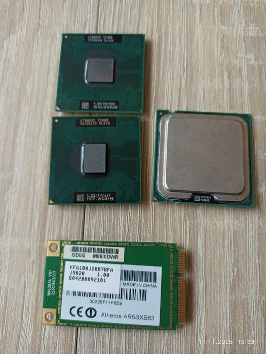 Procesory plus modem wifi