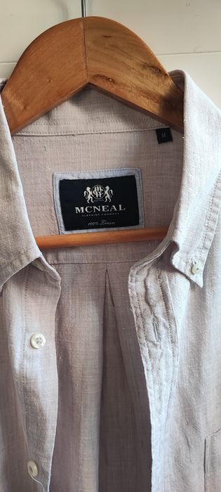 Lniana koszula McNeal – 100% len, rozmiar M