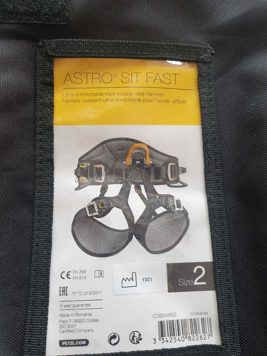 Arnês Astro-SIT-FAST. L-XL. Petzl. NOVO