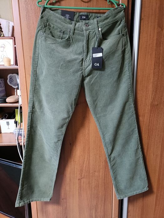 Брюки вельветові чоловічі  розмір W32 L30