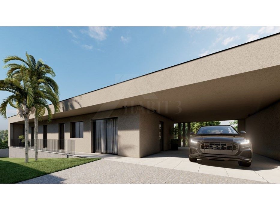 Moradia térrea, em Estorãos