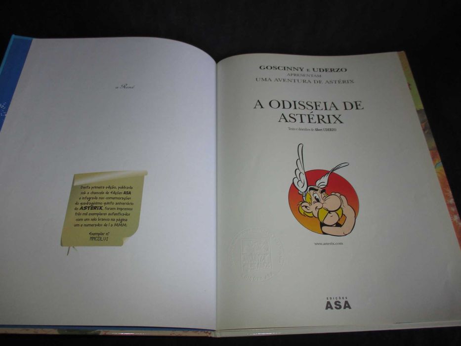 Livro BD A Odisseia de Astérix Goscinny e Uderzo