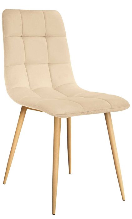 Welurowe krzesło tapicerowane do salonu i jadalni. Nowe. Wysyłka 24h