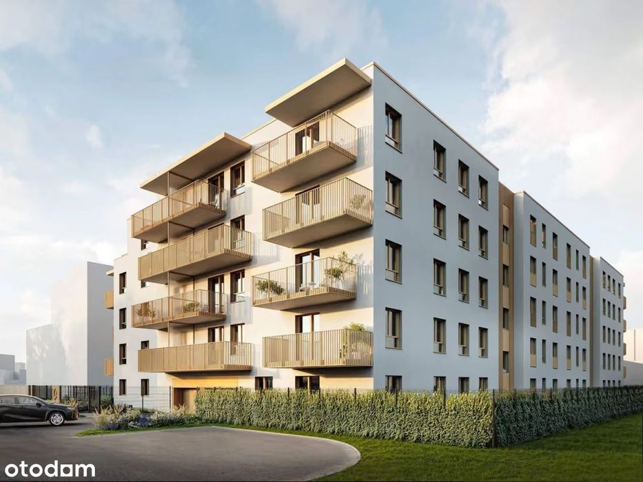 3-pokojowe mieszkanie 49m2 + loggia