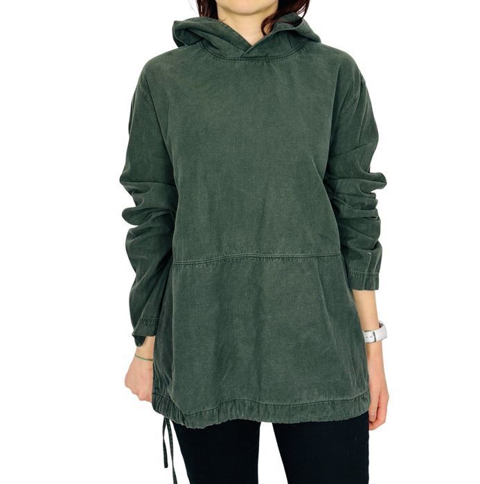 Zielona bluza z kapturem L 40